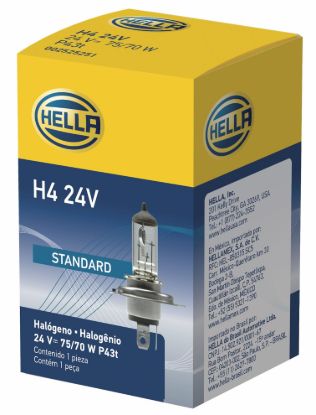 HELLA H4 P43T-24 BULB 24V 75/70 - H424V