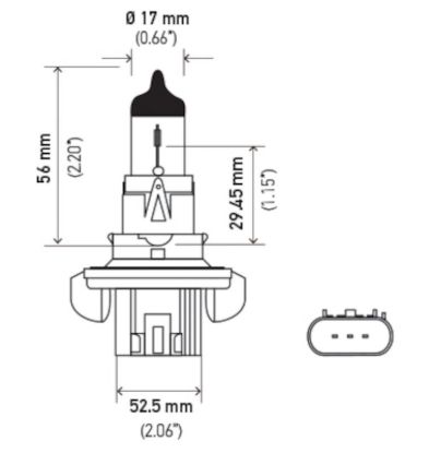 HELLA BULB H13 9008 - H71071052