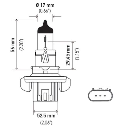 HELLA BULB H13 9008 - H71071052