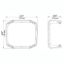 HELLA X-TREME XT-4A SMOKE COVER - 358233971
