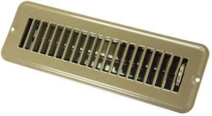 JR PRODUCTS 2 X 10 FLOOR REG.DMPR  MET BRN - 0228915