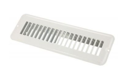 JR PRODUCTS 2 X 10 FLOOR REG.UNDMPR  MET WHT - 0228925