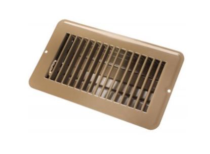 JR PRODUCTS 4 X 8 FLOOR REG.DMPR  MET BRN - 0228975
