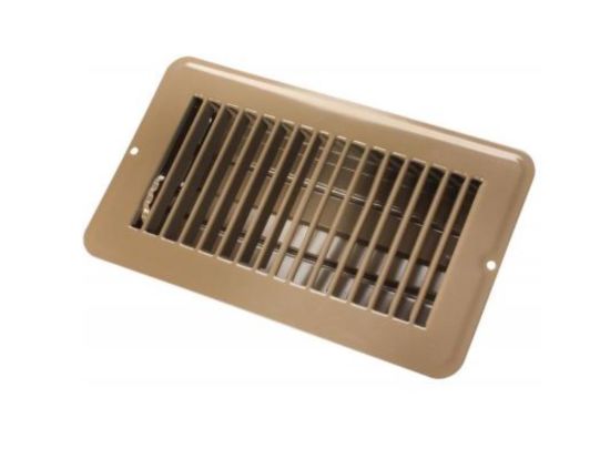 JR PRODUCTS 4 X 8 FLOOR REG.DMPR  MET BRN - 0228975
