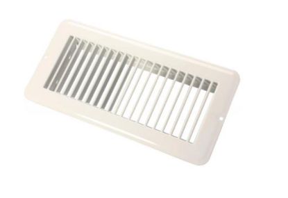 JR PRODUCTS 4 X 10 FLOOR REG.UNDMPR  MET WHT - 0228985