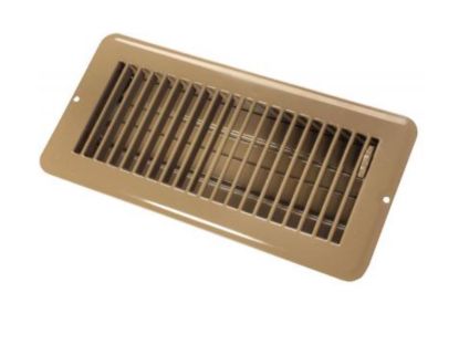 JR PRODUCTS 4 X 10 FLOOR REG.DMPR  MET BRN - 0229015