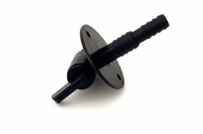 JR PRODUCTS DRAIN COCK - DUAL BARBED  BLACK - 0462415