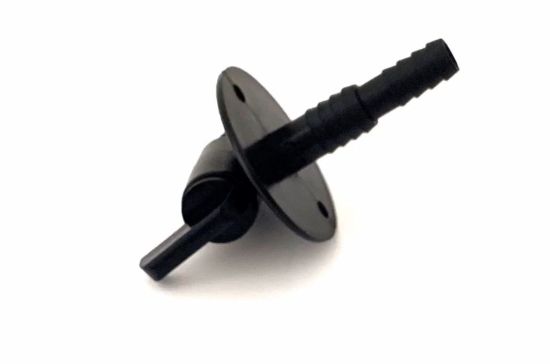 JR PRODUCTS DRAIN COCK - DUAL BARBED  BLACK - 0462415