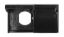 JR PRODUCTS DUPLEX OUTLET COVER  BLACK - 0512115