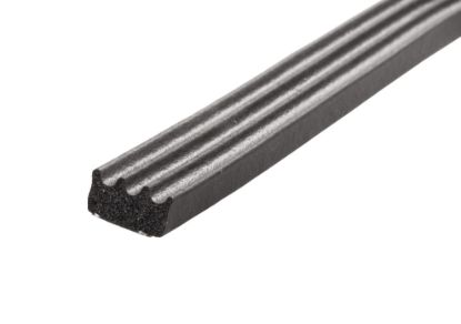 JR PRODUCTS RIBBED STYLE EPDM SPONGE RUBBER SEA - 0630145