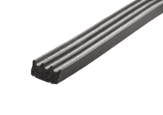 JR PRODUCTS RIBBED STYLE EPDM SPONGE RUBBER SEA - 0630145