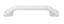 JR PRODUCTS GRAB HANDLE  WHITE - 0630305