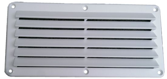 HENG'S IND 4 7/8'' X 10 1/8''  DENT VENT WHITE - DV510W