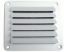 HENG'S IND 4 7/8'' X 5 1/2'' DENT VENT  WHITE - DV55W
