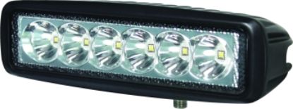 HELLA LIGHTS MINI LIGHT BAR 6LED  FLOOD  BLACK - 357203001