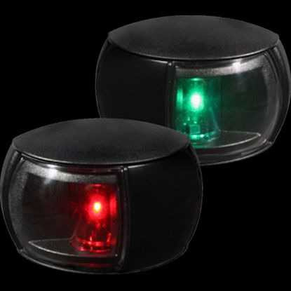 HELLA LIGHTS NAV LHT LED PAIR 2NM CLEAR LENS BK - 980520901