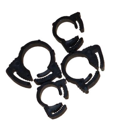 HELIX RACING 16PC ASSORT. NYLON RATCHET CLAMPS - 1112016