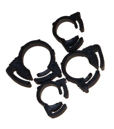 HELIX RACING 100PC ASSORT. NYLON RATCHET CLAMPS - 1112120