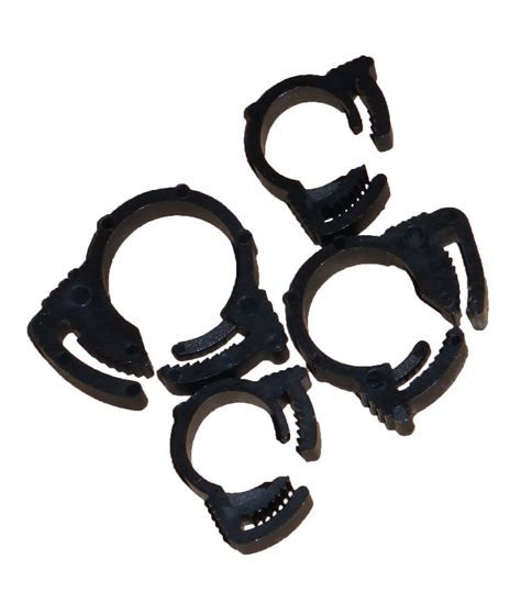 HELIX RACING 100PC ASSORT. NYLON RATCHET CLAMPS - 1112120