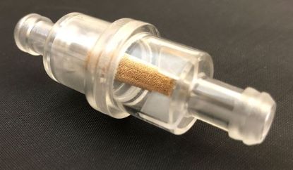 HELIX RACING 3/16' FUEL FILTER CLEAR W/BRONZE - 1189003
