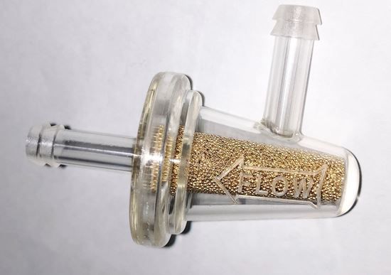 HELIX RACING FUEL FILTER 1/4'(6MM) 90 DEG.  LG D - 1189044
