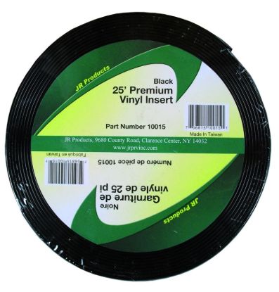 JR PRODUCTS 25' VINYL INSERT BK - 10015