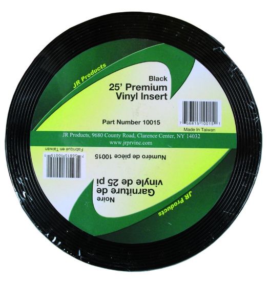 JR PRODUCTS 25' VINYL INSERT BK - 10015