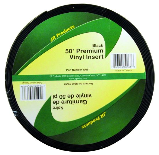 JR PRODUCTS 50' VINYL INSERT BK - 10061