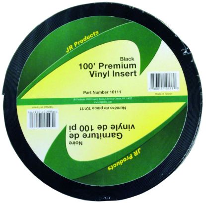 JR PRODUCTS 100' VINYL INSERT BK - 10111