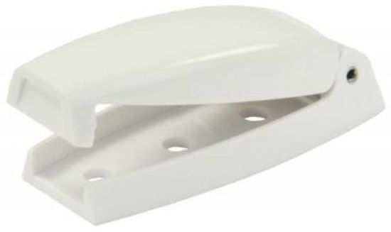 JR PRODUCTS BAGGAGE DOOR CATCH  WHT - 10234
