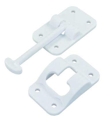 JR PRODUCTS 3-1/2' T-STY DOOR HLDR  W - 10414