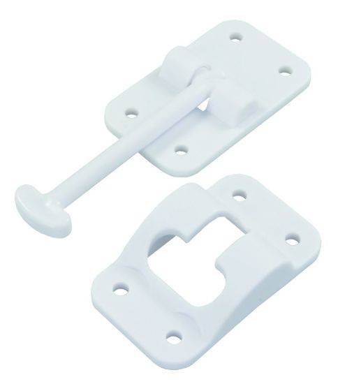 JR PRODUCTS 3-1/2' T-STY DOOR HLDR  W - 10414