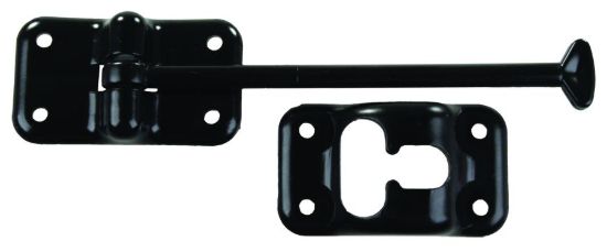 JR PRODUCTS 6' T-STY DOOR HLDR  BK - 10434