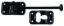 JR PRODUCTS 6' T-STY DOOR HLDR  BK - 10434