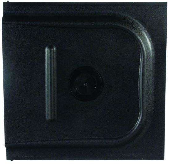 JR PRODUCTS 12' DOOR SLIDER  BLACK - 11175