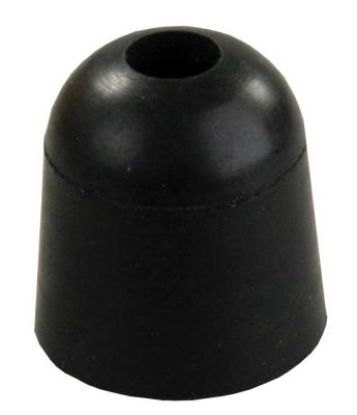 JR PRODUCTS 1' RUBBER BUMPER  BK - 11745