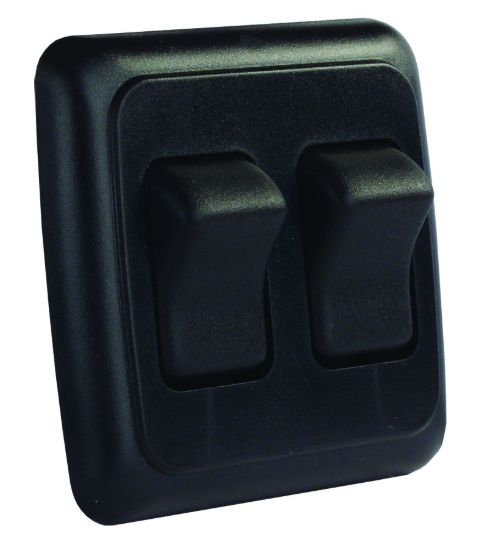 JR PRODUCTS DBL ON-OFF SW ASSY  BK - 12235