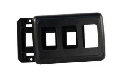 JR PRODUCTS TRPL SW BASE&FACE PLT  BK - 12325