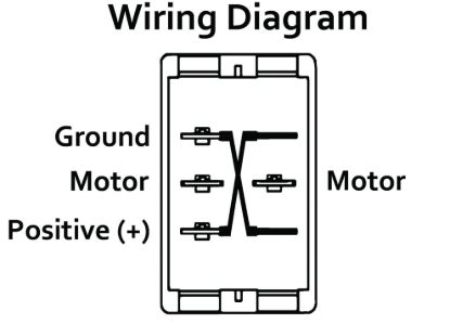 JR PRODUCTS SLIDE-OUT SWITCH  4-PIN - 12385