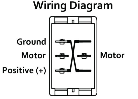 JR PRODUCTS SLIDE-OUT SWITCH  4-PIN - 12385
