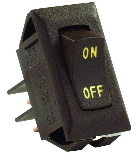 JR PRODUCTS LABEL 12V ON/OFF SW  BR - 12605
