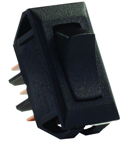 JR PRODUCTS STD 12V ON/OFF/ON SW  BK - 12665