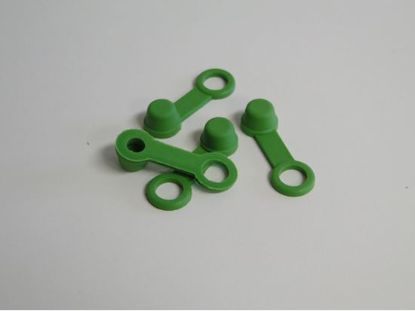 HELIX RACING BRAKE BLEEDER CAP  GREEN  W/ TETHER - 2022003