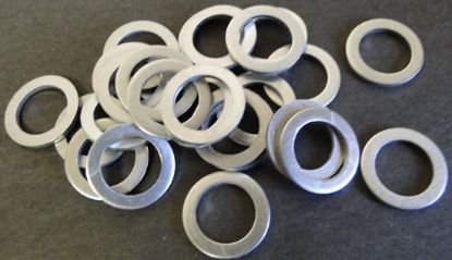 HELIX RACING BRAKE BANJO WASHERS 25 PC  ALUMINUM - 2052500