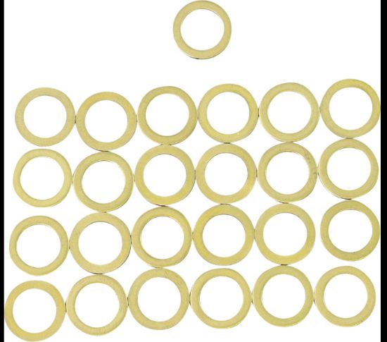 HELIX RACING BRAKE BANJO WASHERS 25 PC  COPPER - 2052505
