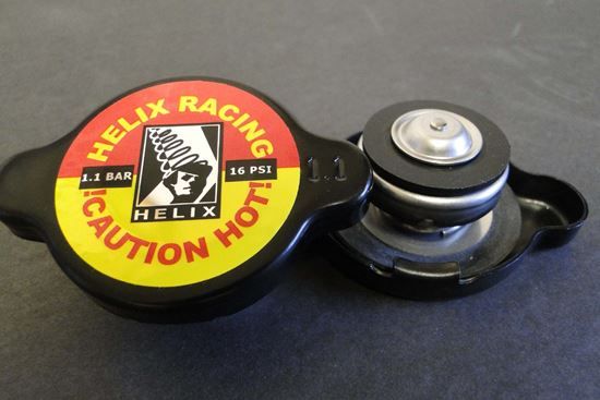 HELIX RACING RADIATOR CAP 1.1 BAR BLACK - 2121112