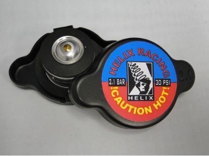 HELIX RACING RADIATOR CAP BLACK 2.1 BAR - 2122100