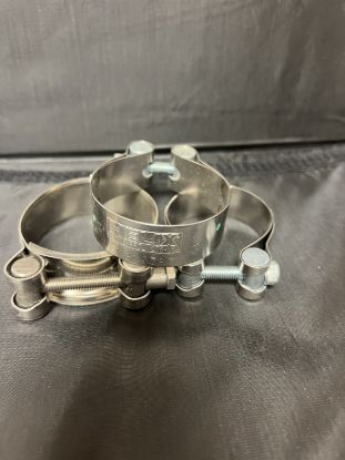 HELIX RACING STAINLESS STEEL MUFFLER CLAMPS  2.1 - 2122767