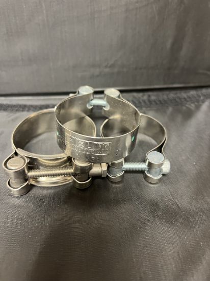 HELIX RACING STAINLESS STEEL MUFFLER CLAMPS  2.1 - 2122767