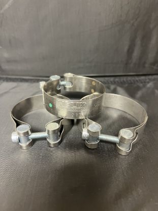 HELIX RACING STAINLESS STEEL MUFFLER CLAMPS  2.4 - 2122771